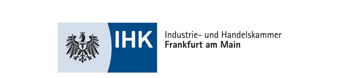 Logo von der IHK Frankfurt am Main, symbolisiert eine geschäftliche Partnerschaft im Immobilienbereich.